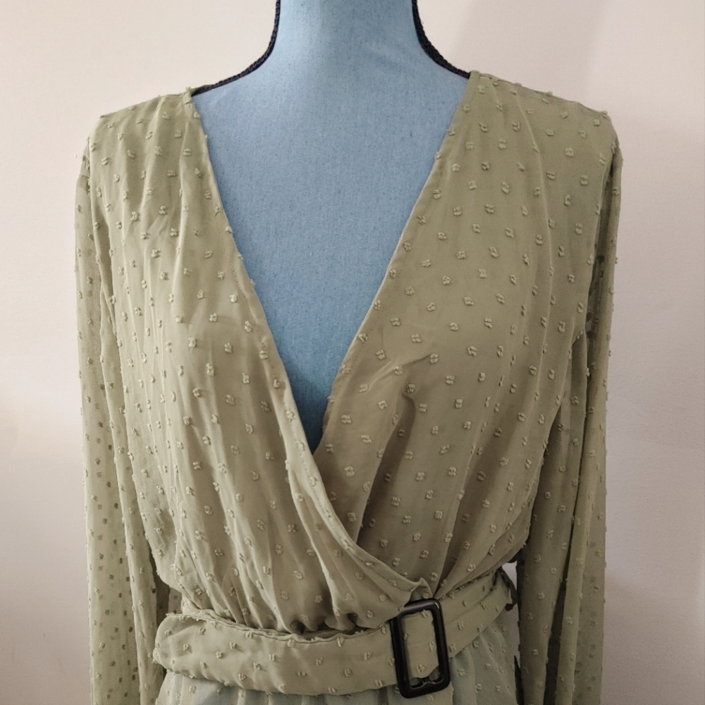 Wrap style blouse